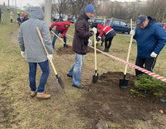 Участие в субботнике