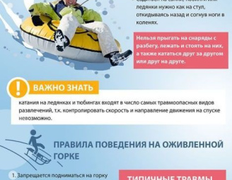 Как и на чем безопасно кататься с горки