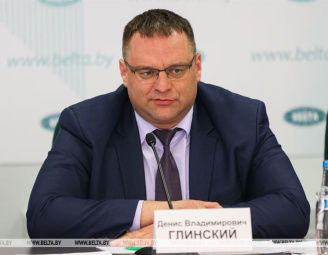 Участие в пресс-конференции "Наведение порядка и благоустройство территорий населенных пунктов. Ямочный ремонт улично-дорожной сети" в пресс-центре БЕЛТА