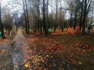 Непогода - не помеха: как прошёл субботник в ГПО «Горремавтодор Мингорисполкома»