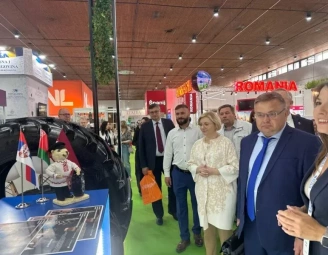 Н. Лазаревич приняла участие в открытии белорусского стенда на крупнейшей сельхозвыставке в Сербии