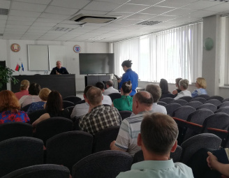 Представители Московского районного отдела Следственного комитета Республики Беларусь провели встречу с трудовым коллективом