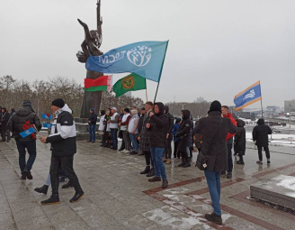 Традиционный автопробег в поддержку Президентского спортивного клуба в рамках хоккейного матча команды Президента и Могилевской области 